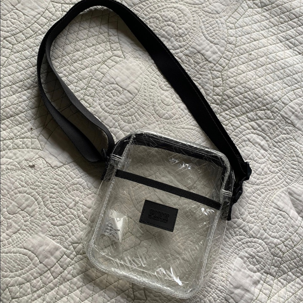 PInk transparent bag